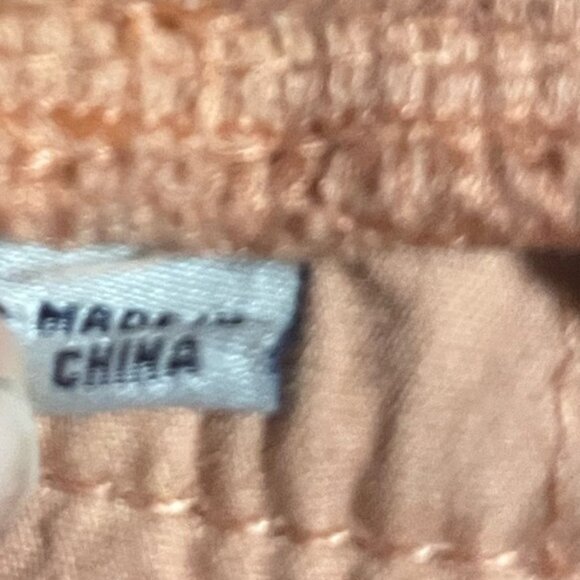 GUESS Los Angeles Women’s Wide-Leg Linen Pants in Terracotta Size L - Picture 8 of 8